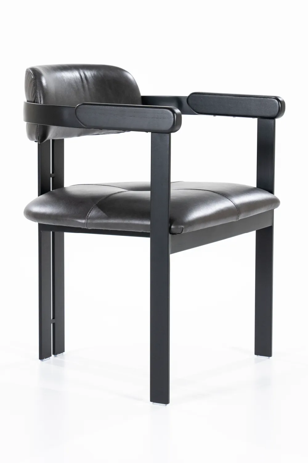 Black Leather Dining Chair | Eleonora Morris