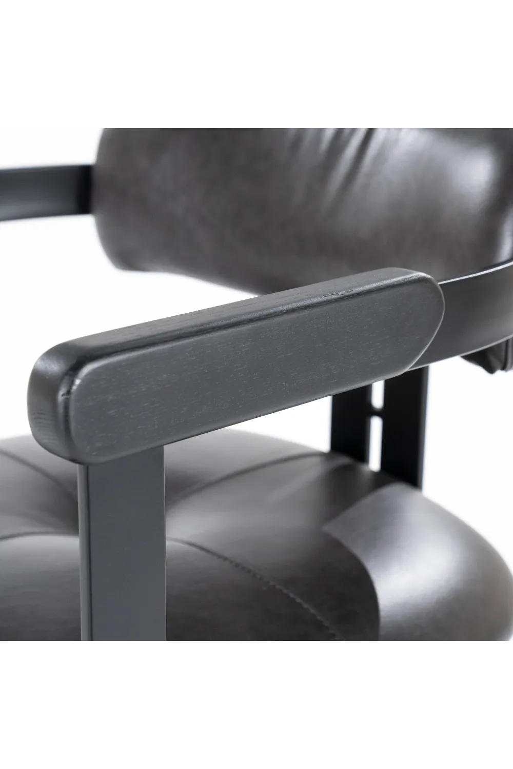 Black Leather Dining Chair | Eleonora Morris
