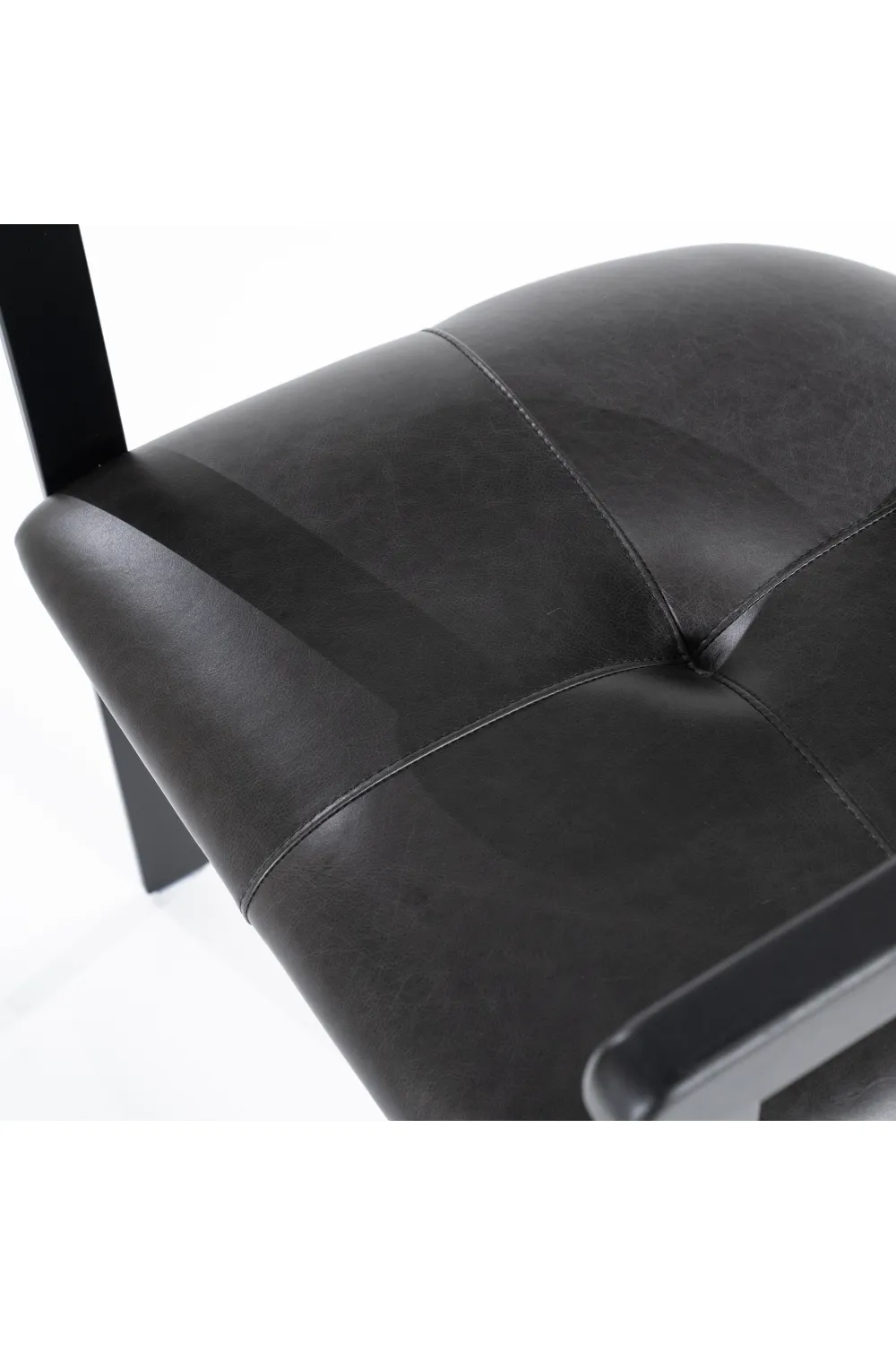Black Leather Dining Chair | Eleonora Morris