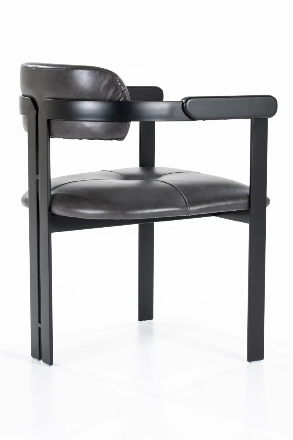 Black Leather Dining Chair | Eleonora Morris