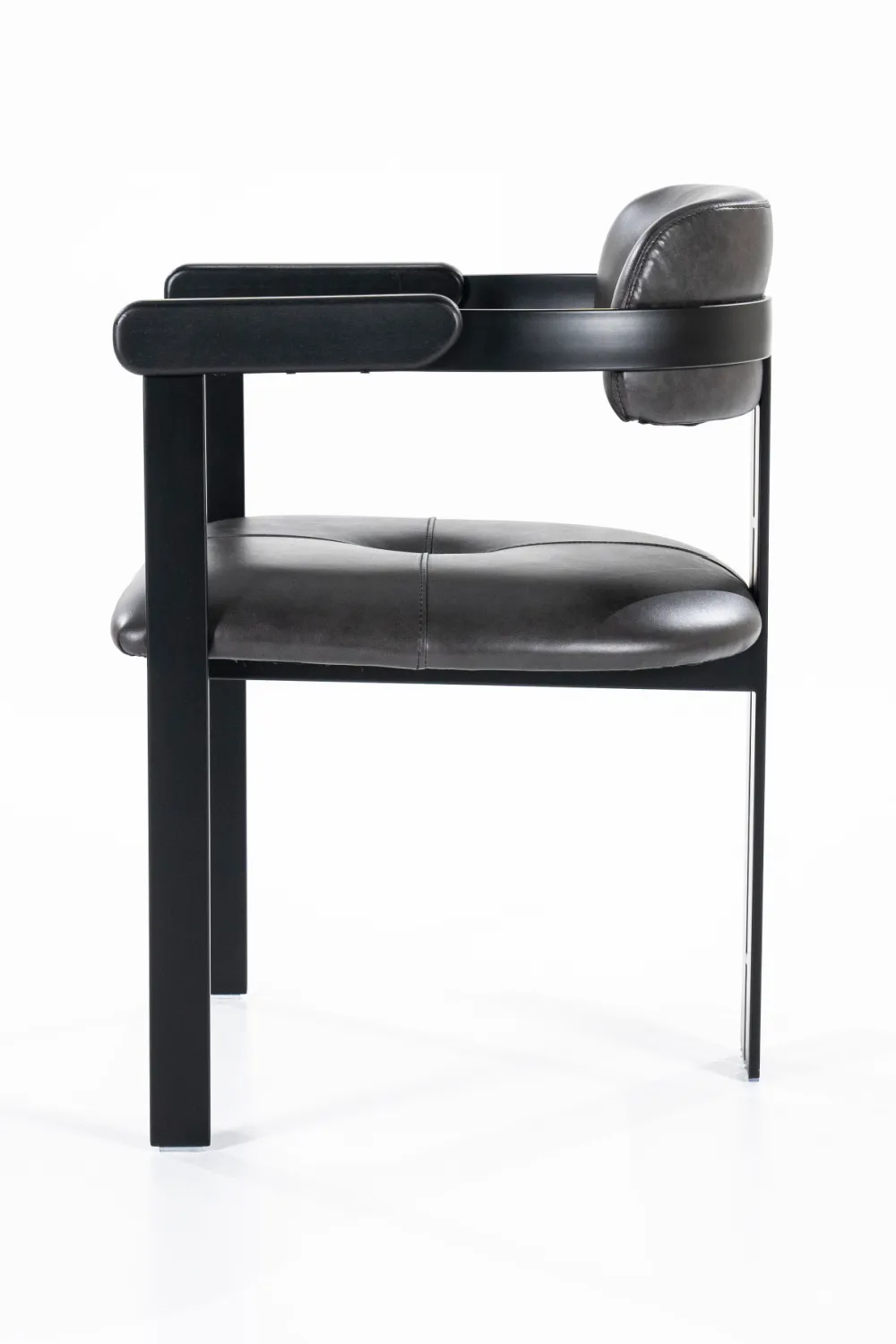 Black Leather Dining Chair | Eleonora Morris
