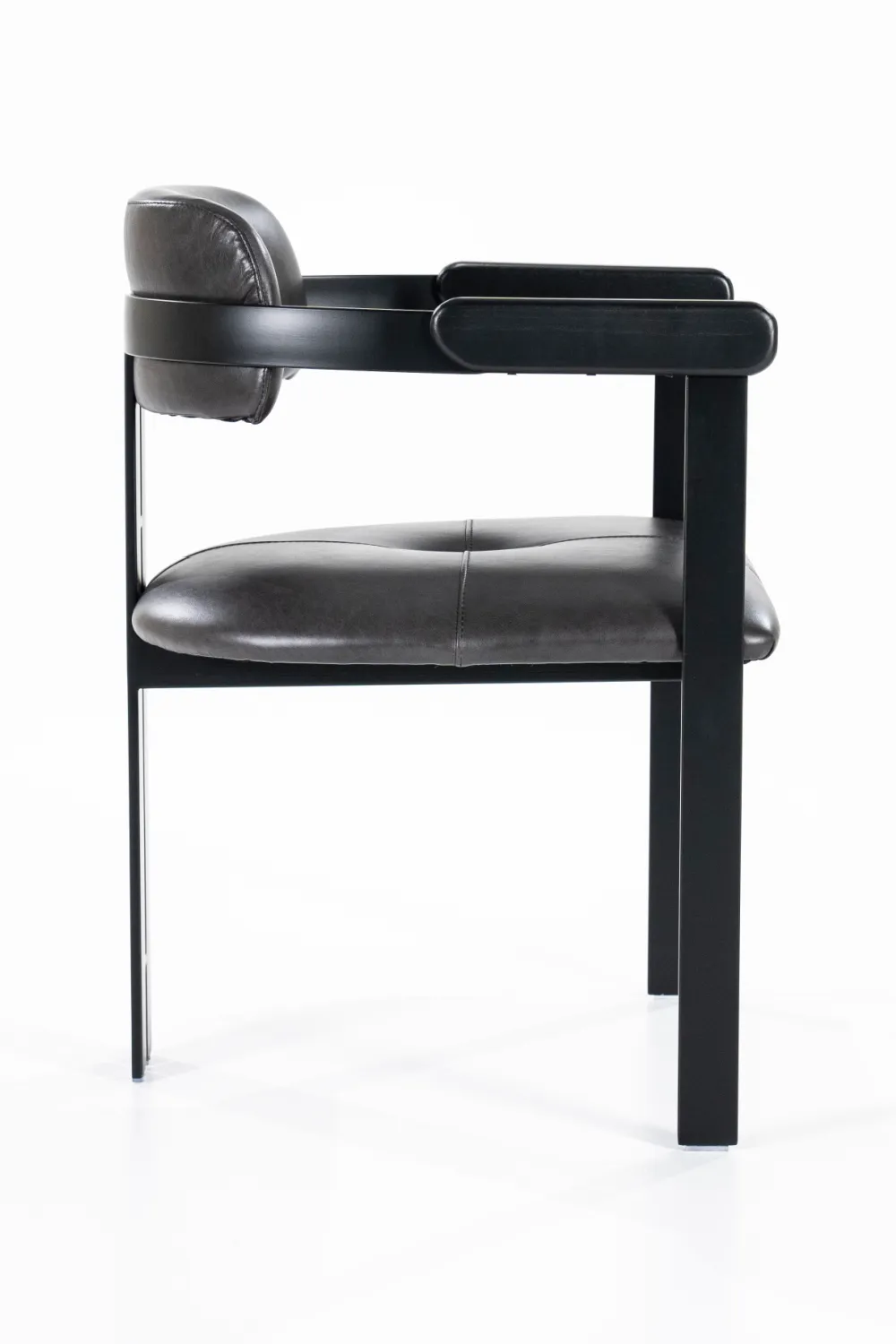 Black Leather Dining Chair | Eleonora Morris