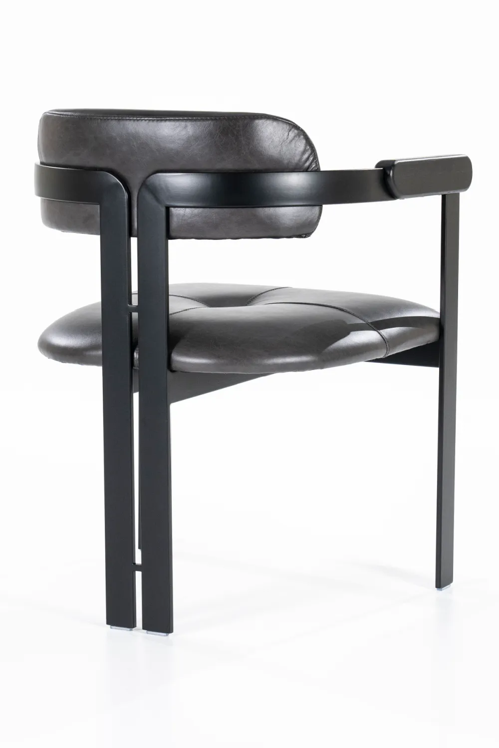 Black Leather Dining Chair | Eleonora Morris