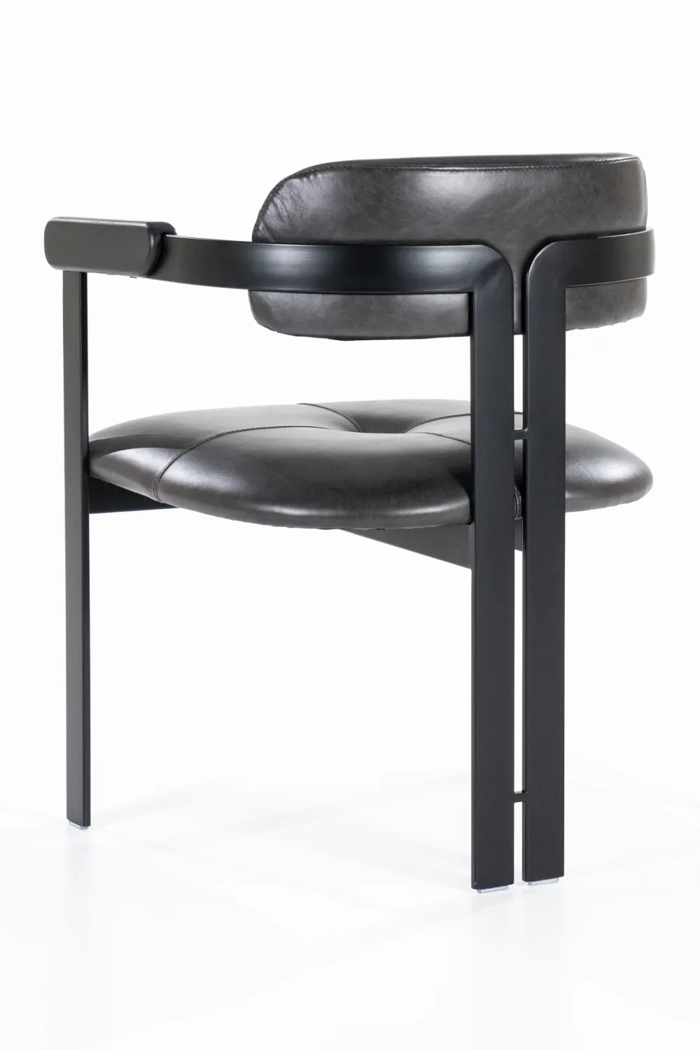 Black Leather Dining Chair | Eleonora Morris