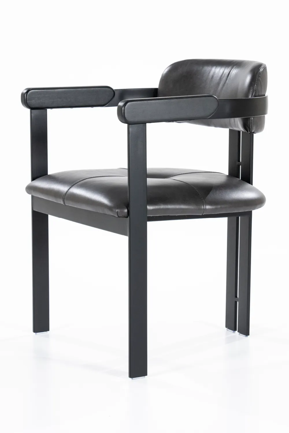 Black Leather Dining Chair | Eleonora Morris