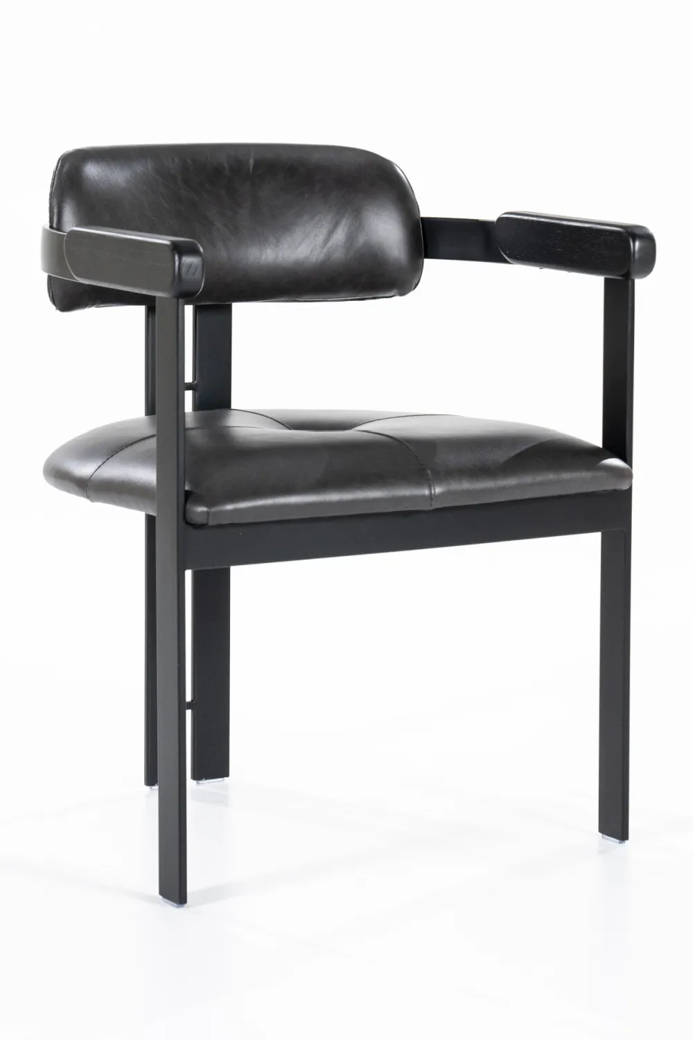 Black Leather Dining Chair | Eleonora Morris