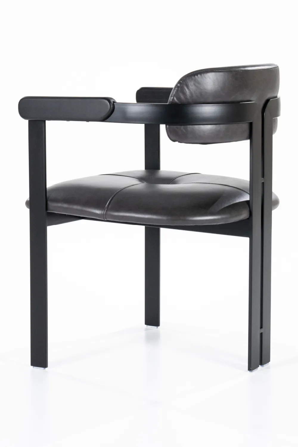 Black Leather Dining Chair | Eleonora Morris