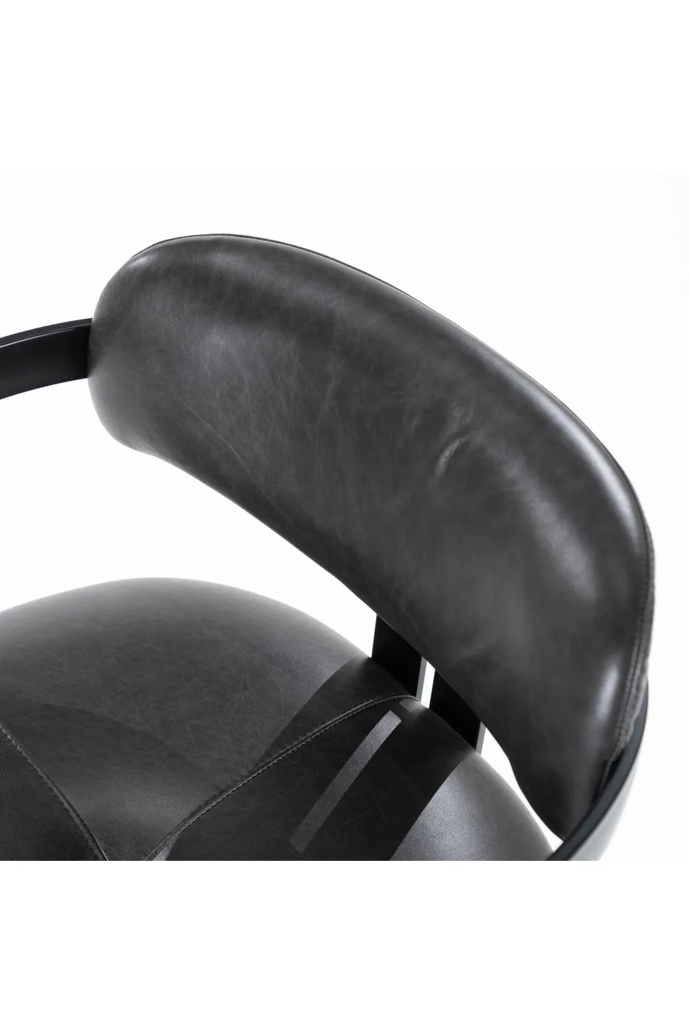 Black Leather Dining Chair | Eleonora Morris