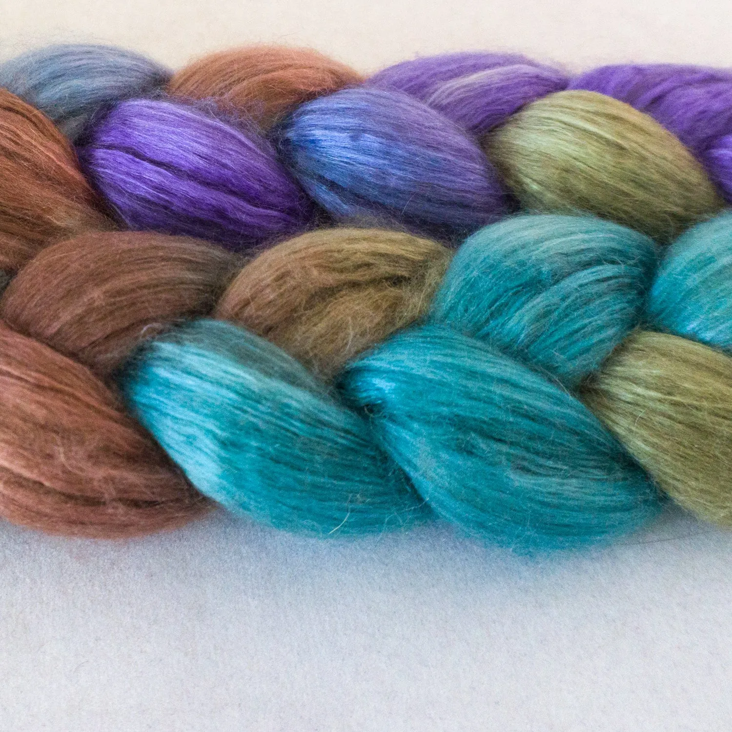 Camel Silk Roving - Calypso