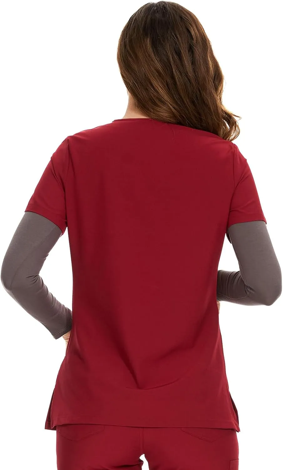 COZYFIT Scrub Tops for Woman - Soft Stretch, V-Neck Top Scrubs with 3 Pockets, Easy Care for Women
