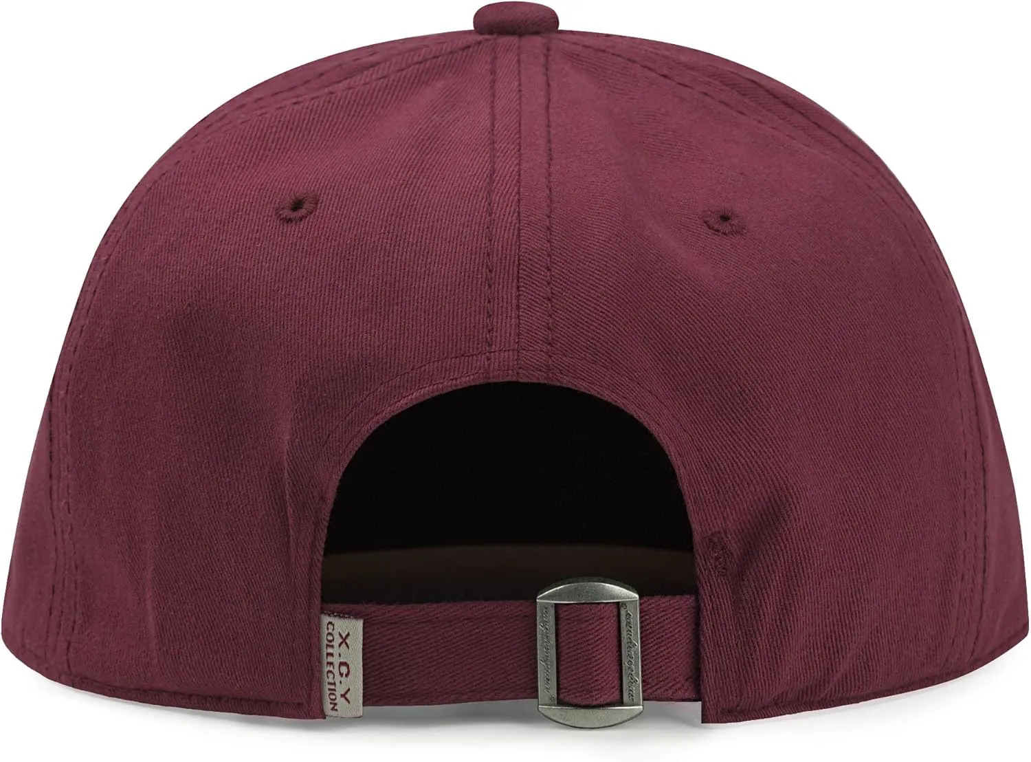 Croogo Vintage Flat Bill Baseball Cap Soft Cotton Blend Two Tone Retro Style Unstructured Flat Brim Hat for Men Women