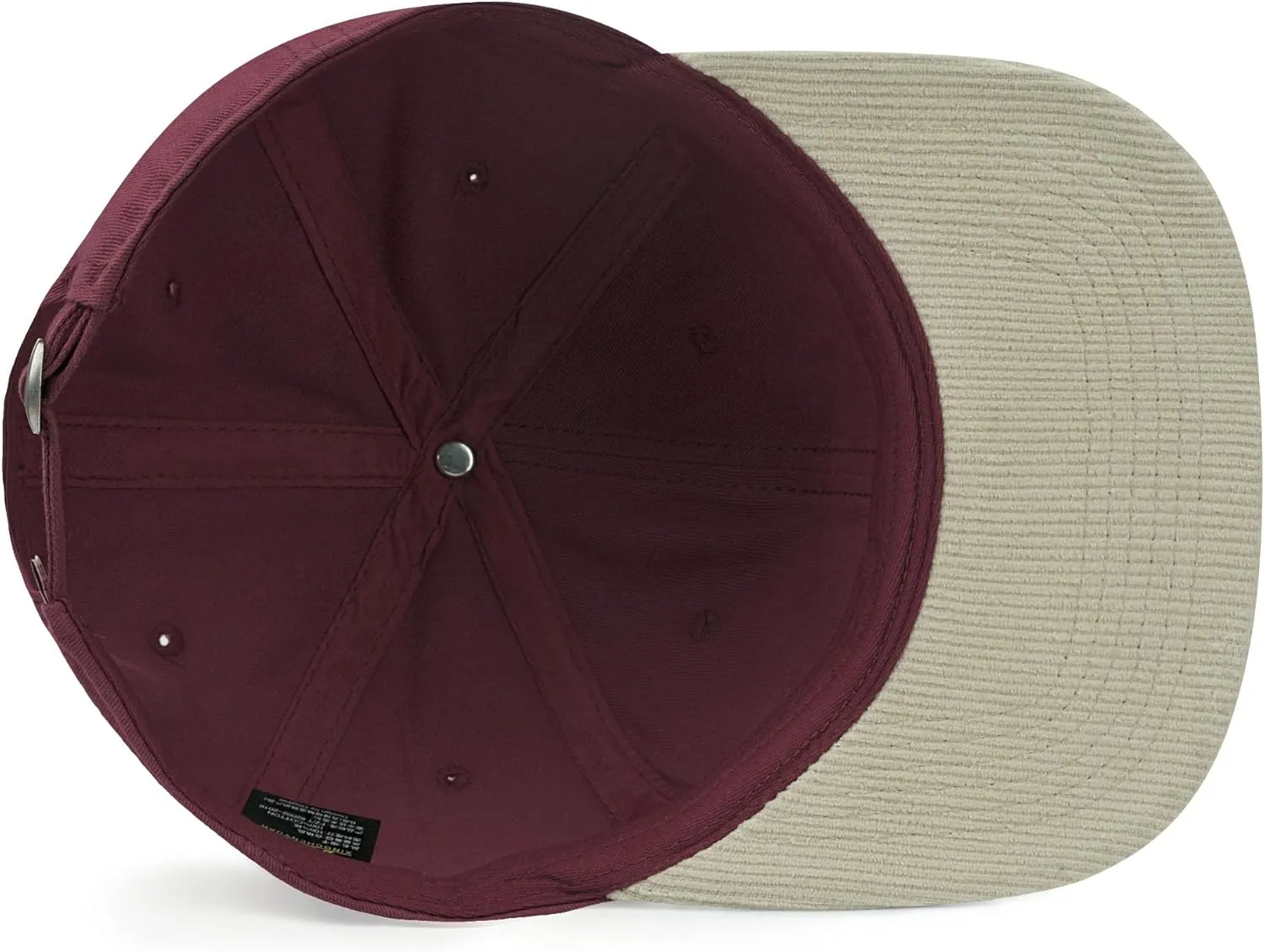 Croogo Vintage Flat Bill Baseball Cap Soft Cotton Blend Two Tone Retro Style Unstructured Flat Brim Hat for Men Women