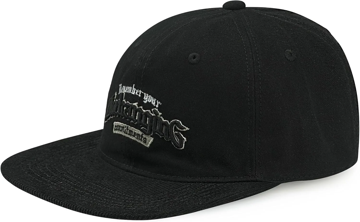 Croogo Vintage Flat Bill Baseball Cap Soft Cotton Blend Two Tone Retro Style Unstructured Flat Brim Hat for Men Women