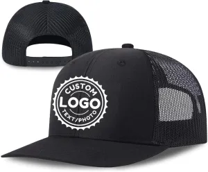 Custom Hat Bulk Custom Hats for Man Woman Design Personalized Hat Bulk Custom Trucker Hat with Logo Text Photo