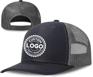 Custom Hat Bulk Custom Hats for Man Woman Design Personalized Hat Bulk Custom Trucker Hat with Logo Text Photo
