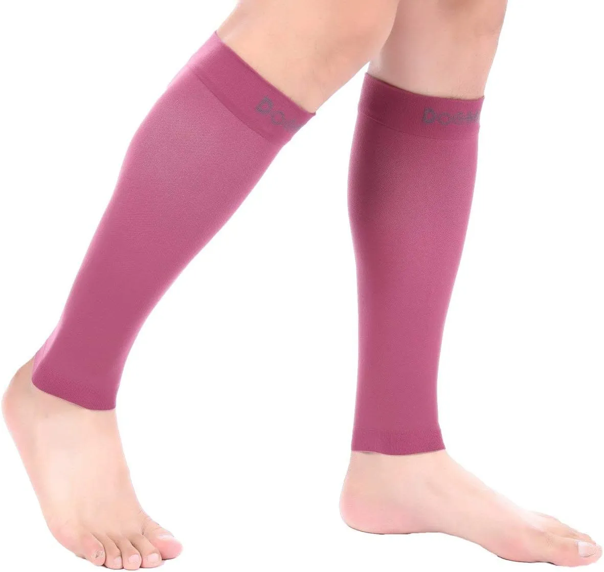 Doc Miller Compression Calf Sleeve for Men & Women, Premium Medical Grade, 20-30mmHg Graduated, Shin Splints, 1 Pair