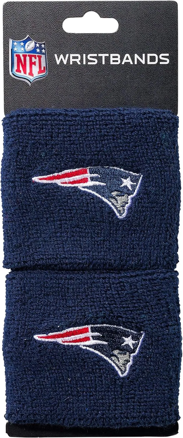 Franklin Sports NFL Team Logo Wristbands - Pair of Youth Wristbands for Costumes and Uniforms