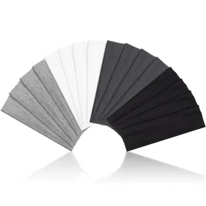 Headbands for Women  16Pcs Cotton Cloth Headbands for Women's Hair Accessories, Non-Slip Sports Headband Bands & Hair Ties, Soft Fabric for Yoga, Running, Workout