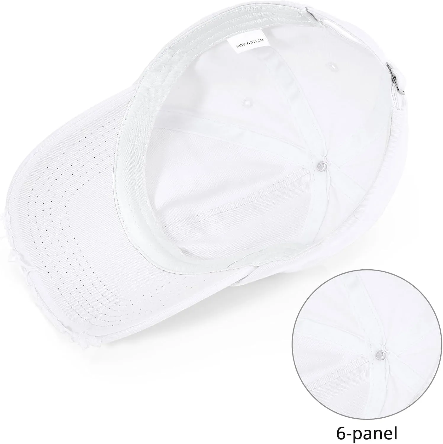 Komorebi Baseball Cap Women Men Vintage Washed Distressed Hats Adjusted Cotton Dad Hat Adjustable Trucker Headwear
