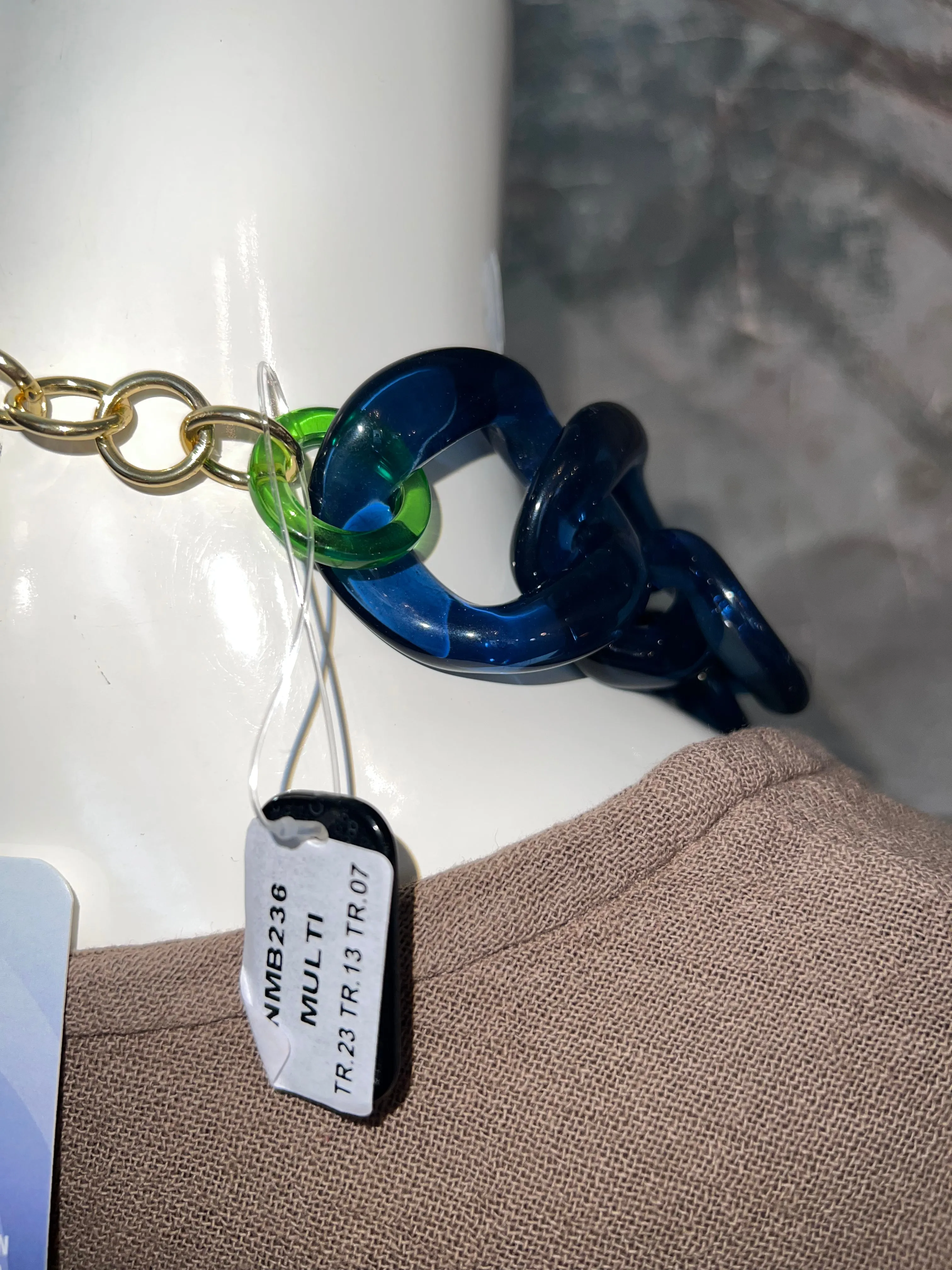NMB236 Necklace-Tri Green