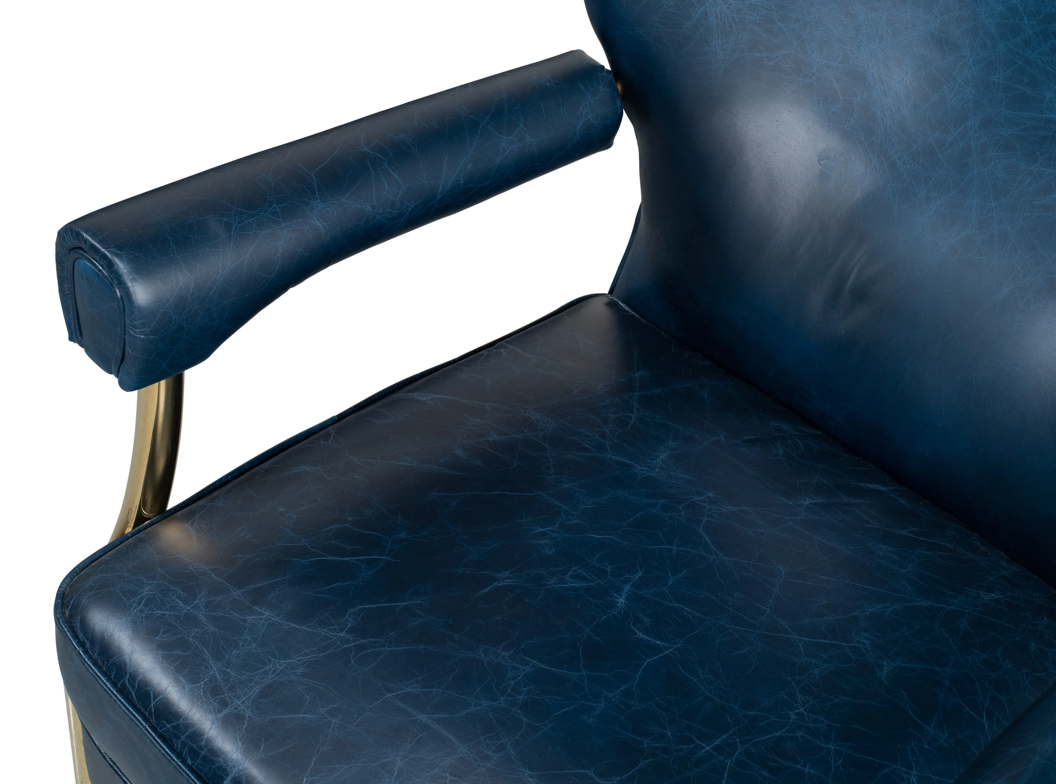 Sarreid - Santa Monica Arm Chair - Blue - Contemporary