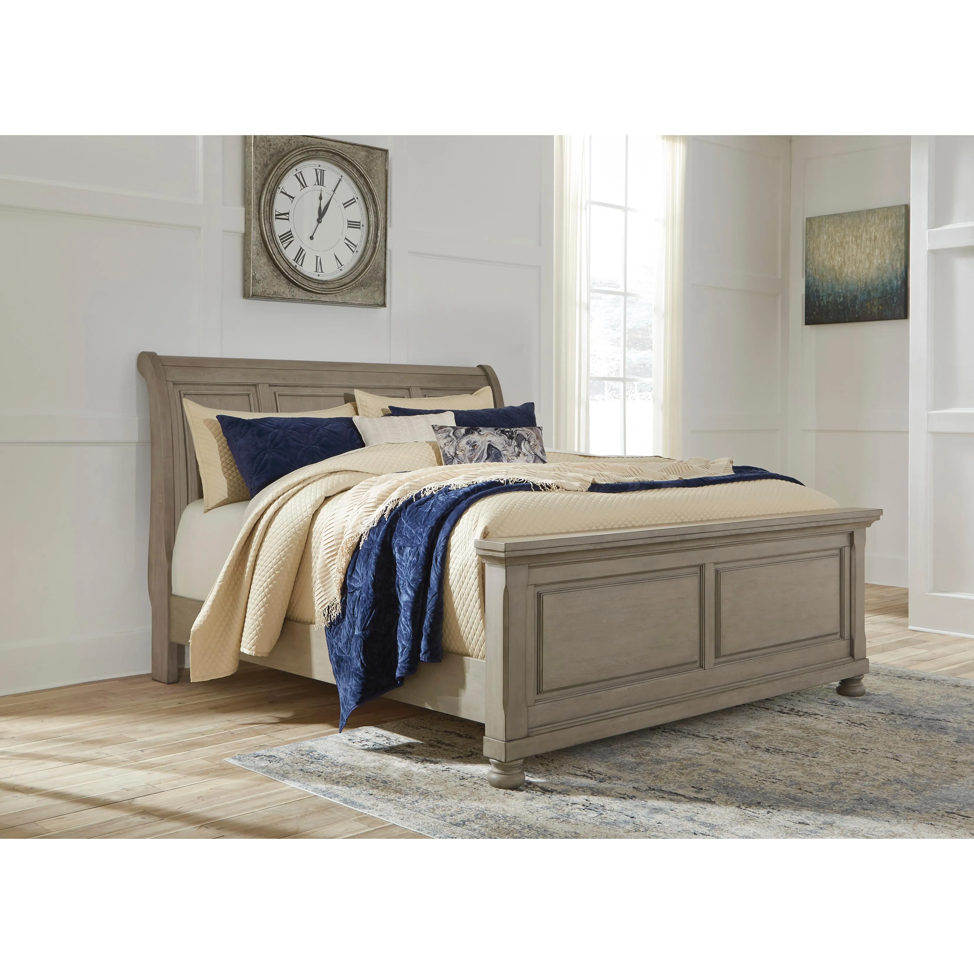 Signature Design by Ashley Lettner Queen Sleigh Bed B733-77/B733-54/B733-96