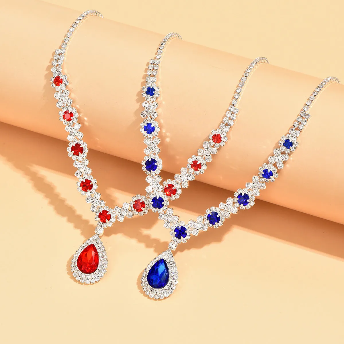 SISSLIA Wholesale Bridal Necklace And Earrings Set Wedding Jewelry Sets For Brides Necklaces For Women Fine Jewelry Necklace