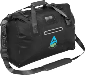 Skog  Kust Duffelsak Heavy Duty Waterproof Duffel - Gear Bag for Sports, Travel, & More - 60L Black