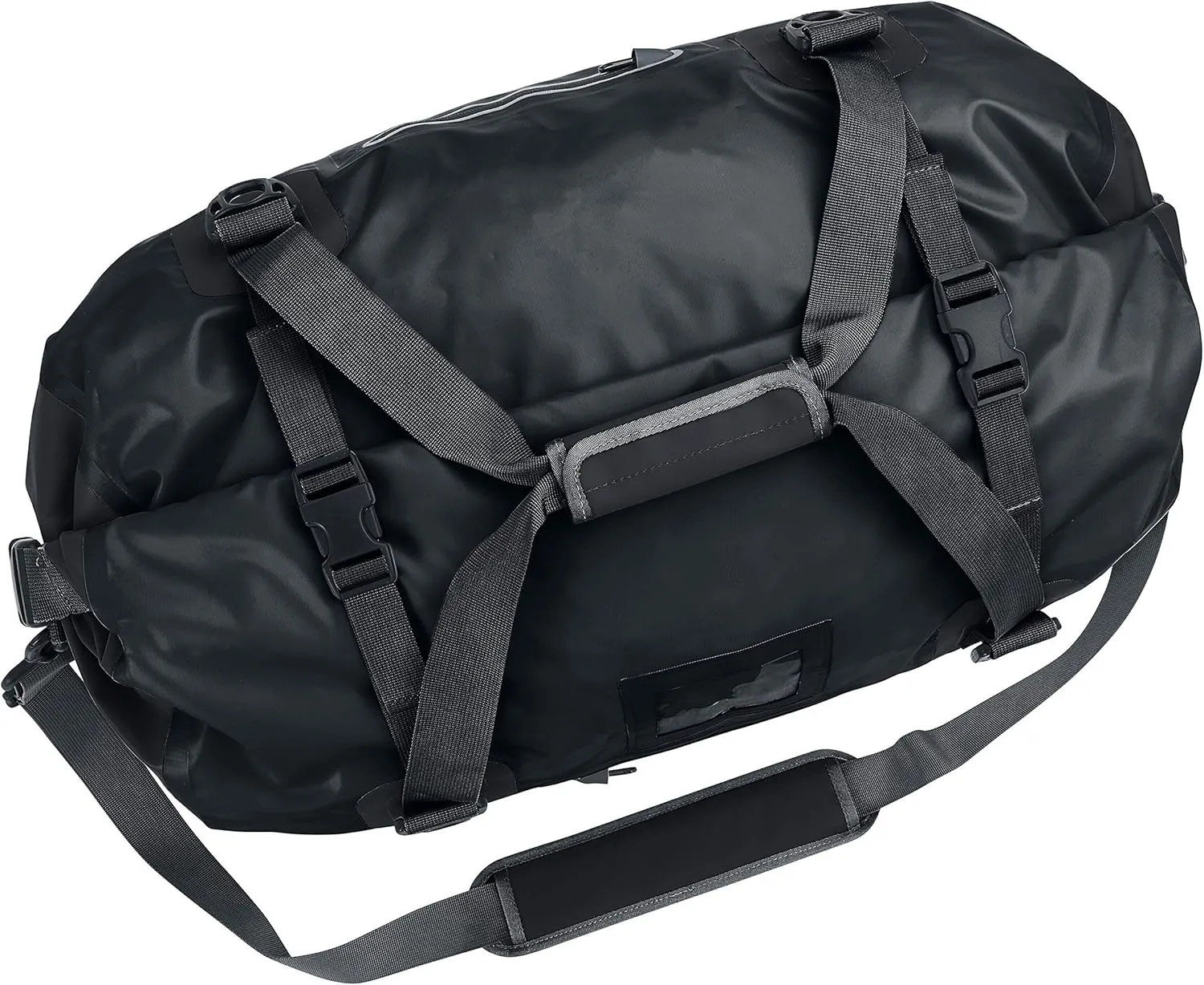 Skog  Kust Duffelsak Heavy Duty Waterproof Duffel - Gear Bag for Sports, Travel, & More - 60L Black