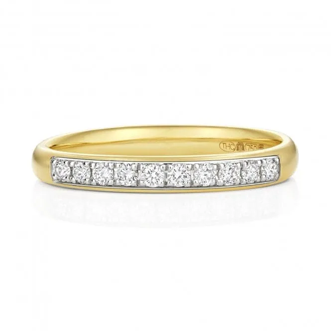 Wedding Band 18ct Gold Diamond Eternity Ring WQ225/I